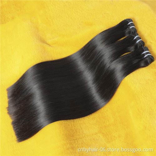 one donor cuticle aligned raw vietnamese hair straight hair bundles with closure